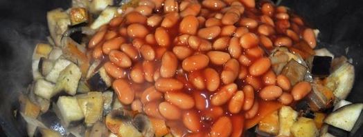 гренки со свининой и овощами. Шаг 9