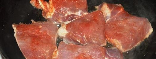 гренки со свининой и овощами. Шаг 11