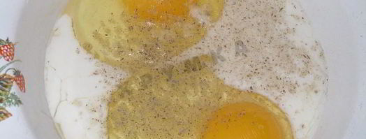 гренки в яйце и с яйцом. Шаг 5