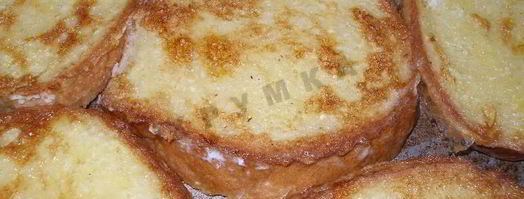 гренки в яйце и с яйцом. Шаг 8