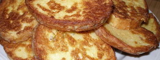 гренки в яйце и с яйцом. Шаг 9