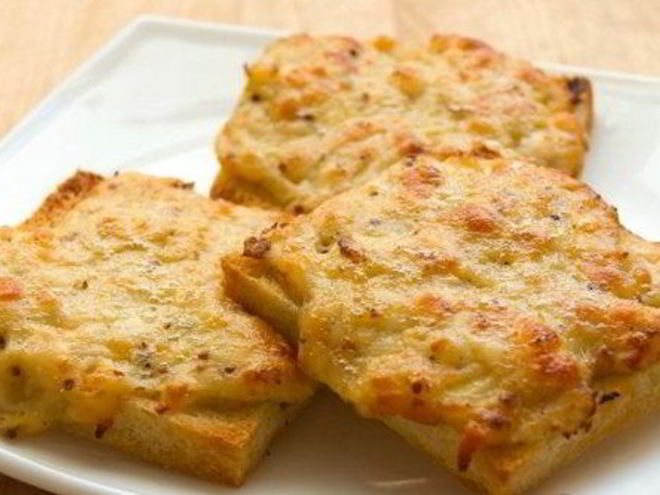 Рецепт необычных гренков с сыром