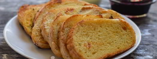 сладкие гренки из батона с молоком и яйцом. Шаг 10