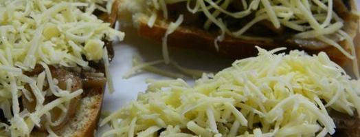 сырные гренки с грибами. Шаг 7