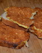 Сырные гренки