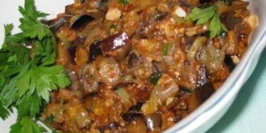 Баклажанная икра по-гречески