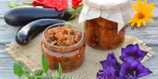 Баклажанная икра в мультиварке