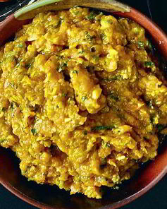 Быстрая кабачковая икра с тыквой и кинзой