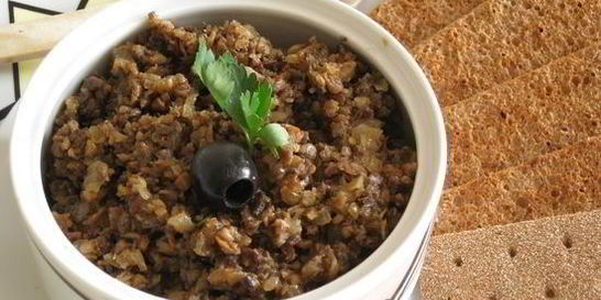 Грибная икра из сушеных грибов