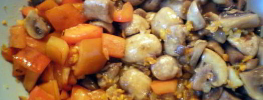 грибная икра с болгарским перцем. Шаг 8