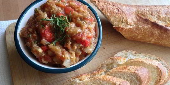 Икра из баклажанов и перца