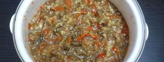 икра из баклажанов кьопоолу. Шаг 7