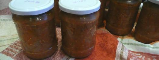 икра из кабачков и баклажанов на зиму. Шаг 14