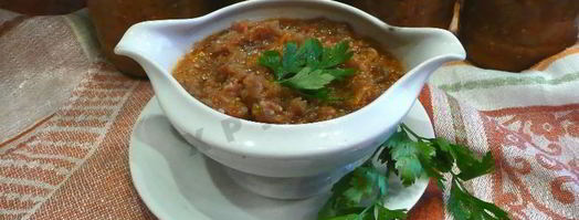 икра из кабачков и баклажанов на зиму. Шаг 15