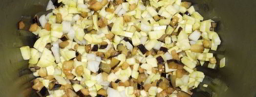 икра из кабачков и баклажанов в мультиварке. Шаг 6