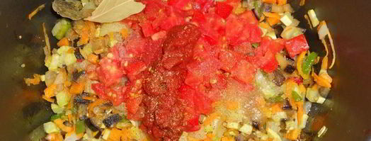 икра из кабачков и баклажанов в мультиварке. Шаг 8