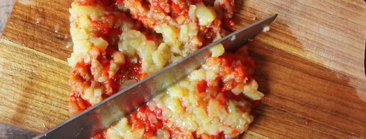 икра из синеньких. Шаг 4