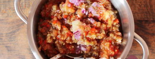 икра из синеньких. Шаг 7