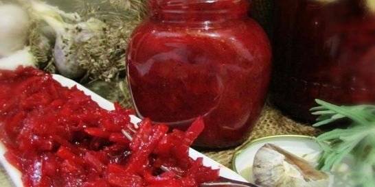 Икра из свеклы и моркови