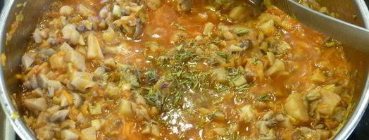 икра из вешенок. Шаг 4