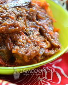 Икра из замороженных овощей