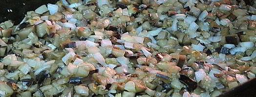 икра из запеченных баклажанов. Шаг 6