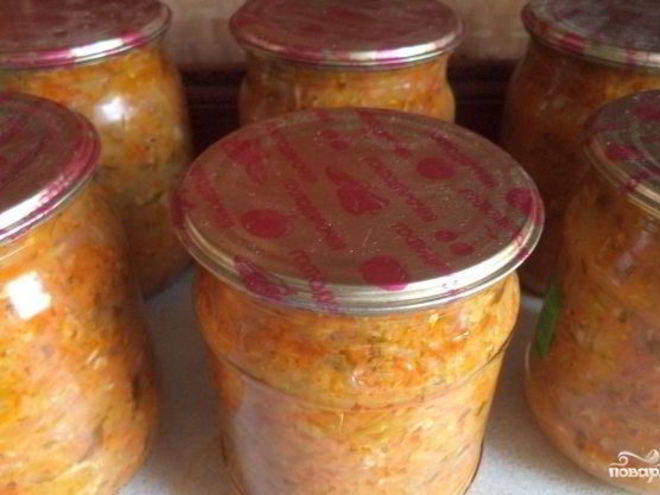 Рецепт икры кабачковой в банку