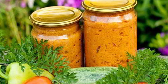 Кабачковая икра с майонезом