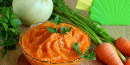 Кабачковая икра с морковью и луком