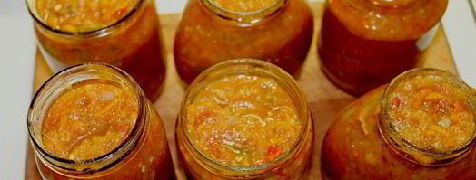 овощная икра на зиму. Шаг 9