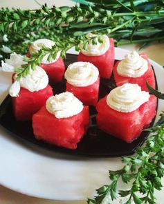 Арбузное канапе