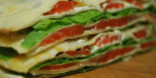 Блинные канапе