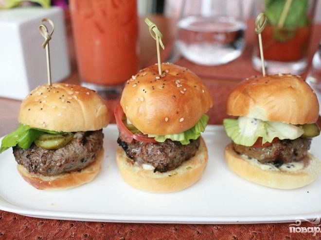 Рецепт говяжьих канапе