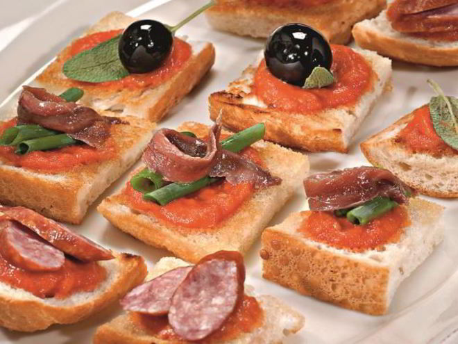Рецепт канапе для тапас