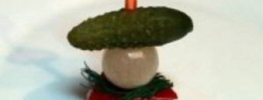 канапе из мяса и овощей. Шаг 12