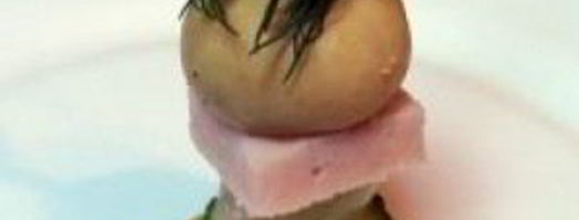 канапе из мяса и овощей. Шаг 13