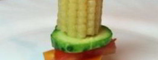 канапе из мяса и овощей. Шаг 7