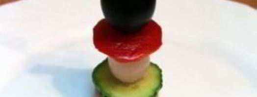 канапе из мяса и овощей. Шаг 11