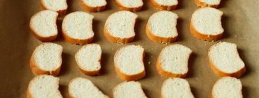 канапе с камамбером и персиком. Шаг 3