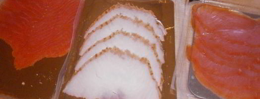 канапе с лососем и ароматным маслом. Шаг 3