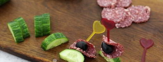 канапе с огурцом. Шаг 6