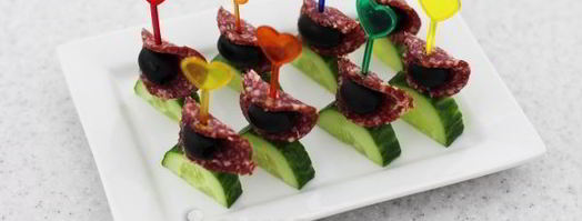 канапе с огурцом. Шаг 7