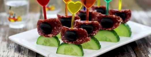 канапе с огурцом. Шаг 8