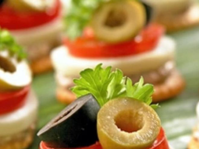 Рецепт канапе с паштетом