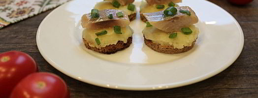 канапе с сельдью. Шаг 6