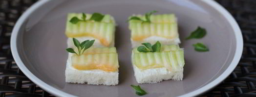 канапе с сыром и дыней. Шаг 7