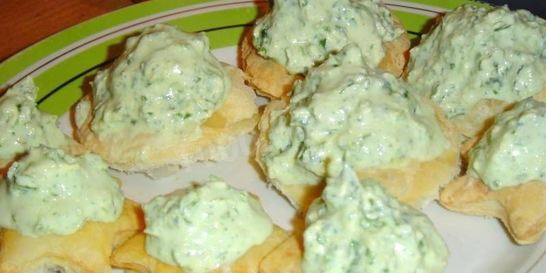 Канапе тарталетки