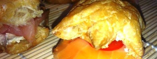 канапе звезды с лососем. Шаг 8