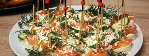 праздничные канапе с форелью. Шаг 6