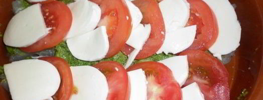 капрезеиз запеченной рыбы. Шаг 4